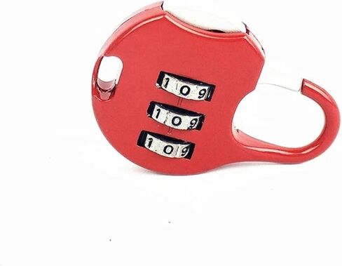 Combination Padlock 3 Code Password Lock for Gym Bags Cabinet Travel Life Partner 1Pcs(Green) in Saudi Arabia
