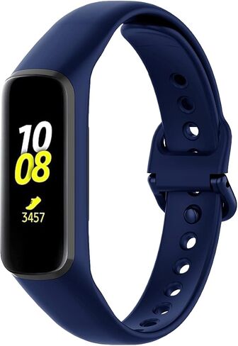 نطاقات متوافقة مع Galaxy FIT2 SM-R220 ، معصم للياقة بديل للسيليكون القابل للتعديل ، فرقة ملحقات رياضية كلاسيكية لـ Galaxy Fit 2 Smartwatch in Saudi Arabia