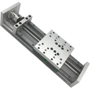 100mm Width Double Linear Guide Sliding Table SFU1605/1610 BallScrew 50-1200mm Linear Actuator XYZAxis 4PCS HGR15(80 Servo Bracket,SFU1605-1200) in Kuwait