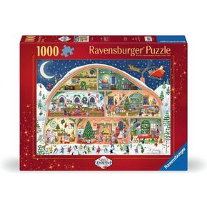 Ravensburger Santa's Workshop 1000 Piece Jigsaw Puzzle for Adults - 17300 - Every Piece is Unique, Softclick Technology Means Pieces Fit Together Perfectly, 27 x 20 in Kuwait