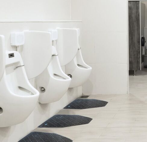 Urinal Mat - Case of 6 - Black in Saudi Arabia
