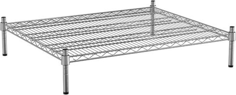 30 "× 36" NSF Chrome الأسلاك الثابتة رف تخزين Dunnage مع 8 بوصات ، مثالية للمطبخ التجاري ، المنزل ، المرآب ، المستودع ، الملاجئ in Kuwait