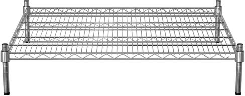 30 "× 36" NSF Chrome الأسلاك الثابتة رف تخزين Dunnage مع 8 بوصات ، مثالية للمطبخ التجاري ، المنزل ، المرآب ، المستودع ، الملاجئ in Kuwait