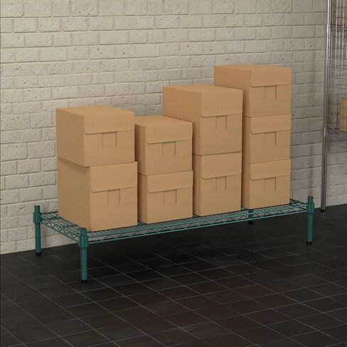 30 "× 36" NSF Chrome الأسلاك الثابتة رف تخزين Dunnage مع 8 بوصات ، مثالية للمطبخ التجاري ، المنزل ، المرآب ، المستودع ، الملاجئ in Kuwait