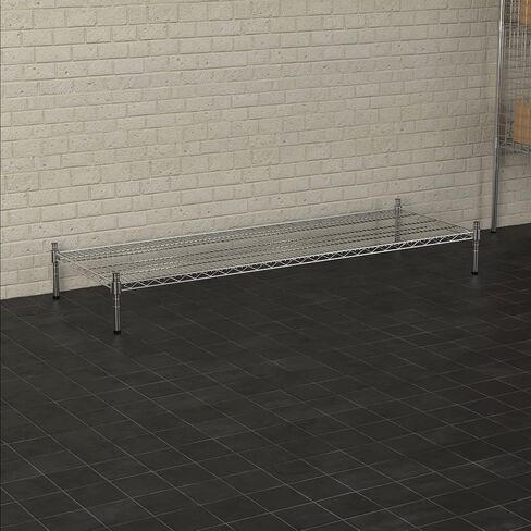 30 "× 36" NSF Chrome الأسلاك الثابتة رف تخزين Dunnage مع 8 بوصات ، مثالية للمطبخ التجاري ، المنزل ، المرآب ، المستودع ، الملاجئ in Kuwait