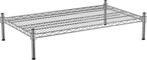 30 "× 36" NSF Chrome الأسلاك الثابتة رف تخزين Dunnage مع 8 بوصات ، مثالية للمطبخ التجاري ، المنزل ، المرآب ، المستودع ، الملاجئ in Kuwait