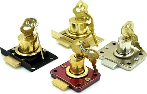 Drawer Lock 22mm 16mm for Home Cabinet Cupboard Wardrobe Door Furniture Hadrware MX08 G1 1Pcs(16mm Red) in Saudi Arabia