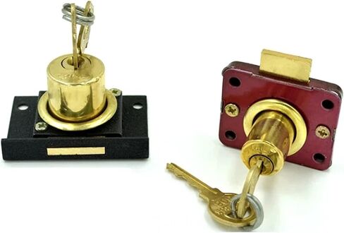 Drawer Lock 22mm 16mm for Home Cabinet Cupboard Wardrobe Door Furniture Hadrware MX08 G1 1Pcs(16mm Red) in Saudi Arabia