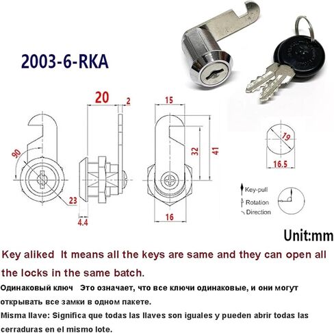 قفل كام كام درج لعلبة البريد مربع أدوات خزانة مربع الخزانة أجهزة الأثاث DIY 2003 F (2003-6) in Kuwait