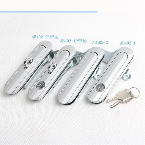 Outdoor Switch Electrical Control Box Plane Handle Lock Tool Box Equipment Shell Network Cabinet Lock XJJ-AB-403 1Pcs(402-1With Key) in Saudi Arabia