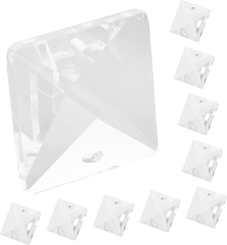 10pcs خرزات Crystal Light Beads قلادة الثريا للديكور الخريف ديكور الخيال ديكور عيد الميلاد الحلي DIY حبات الحرف in Kuwait