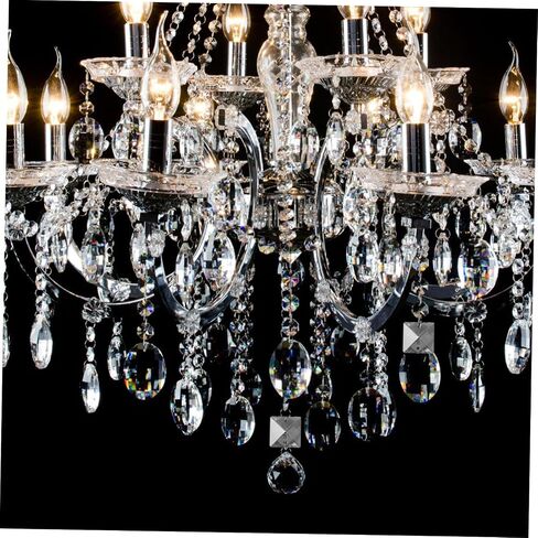 NUOBESTY 10pcs Chandelier Pendant Drops Crystal Christmas Ornaments Safe Light Material Wedding Hanging Prisms Home Decor Beads in Saudi Arabia