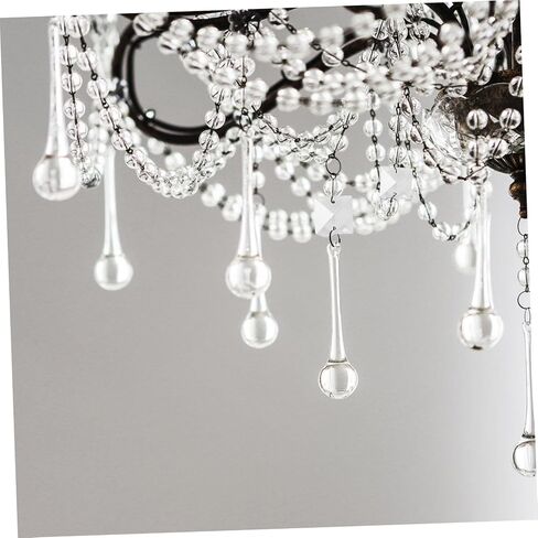 NUOBESTY 10pcs Chandelier Pendant Drops Crystal Christmas Ornaments Safe Light Material Wedding Hanging Prisms Home Decor Beads in Saudi Arabia