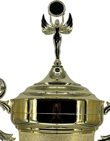 Express Medals Giant 39 بوصة بطول 22 بوصة جائزة الكأس الذهبية العريضة مع العديد من قمم الرياضة والنشاط. يتضمن لوحة متصلة مع ما يصل إلى 5 أسطر من النص المحفور المخصص. in Kuwait