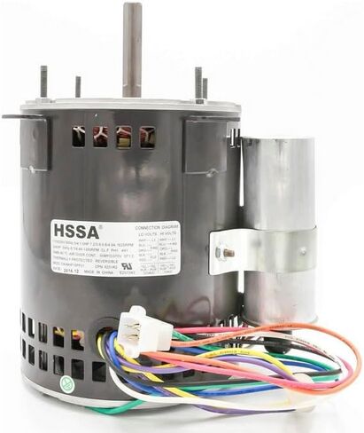 Captive Aire Direct Direct Direct Direct Fan محرك - 3/4 HP 115/1/60 و 230/1/60 ، 1625 دورة في الدقيقة ، مع مكثف ، العروات الجانبية ، والعمود المسطح المزدوج ، يستخدم على DU85L/DU85H/DR85L/DR85H in Kuwait