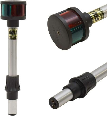عام Perko قارب Bi-Color Navigation Bow Pole Light 1216SPL016 | 9 بوصة 2 دبوس in Saudi Arabia