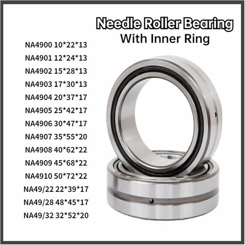 1PCS with Inner Ring Solid Ring Needle Roller Bearing NA4900 4901 4902 4903 4904 4905 4906 4907 4908 4909 4910(NA49-22) in Kuwait