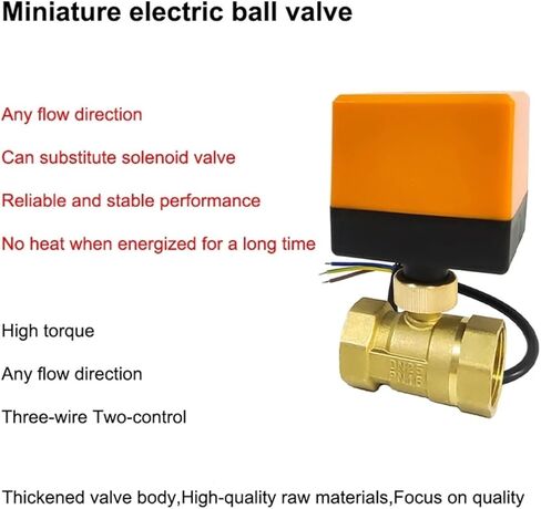1/2" 3/4" 1" 1-1/4" 1-1/2" 2" Electric Ball Valve Brass Air Conditioning Floor Heating Solenoid Valve Two-Way AC220V DC24V DC12V(1,24VAC) in Saudi Arabia