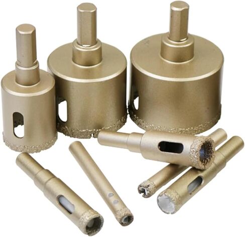 16mm 18mm 20mm 22mm carbide الماس الملمس الملمس الرخاني الرخاني الخزفي الخزف الخزفي القاطع القاطع القاطع الكور ثقب بت 1pcs (1pc 22mm) in Kuwait