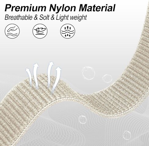 خطاف وخط حلقة نايلون ساعة التوافق مع Garmin Vivoactive 5/6/3،20mm Lightweiht Sport Sport Respress Trap for Garmin Forerunner 165/55/245/Venu Sq 2 Women Men in Kuwait