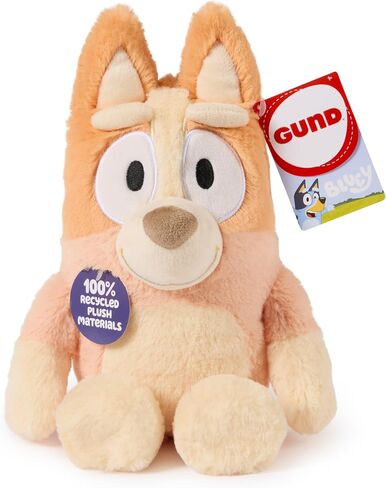 Gund Bluey أفخم ناعم بشكل مستدام ، مصنوع من مواد معاد تدويرها ، والحيوانات المحشوة للأطفال والأطفال الصغار ، الأزرق ، 13 " in Saudi Arabia