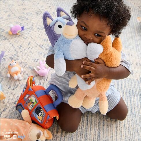 Gund Bluey أفخم ناعم بشكل مستدام ، مصنوع من مواد معاد تدويرها ، والحيوانات المحشوة للأطفال والأطفال الصغار ، الأزرق ، 13 " in Saudi Arabia