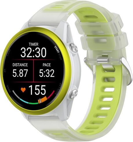 MIIMALL TPU Band for Garmin Forerunner 970/570/55/165 ، إصدار سريع ، حزام بديل قابل للتعديل من الهلام 20 مم/22 ملم للنساء في Vivoactive 6/5/4/3 in Saudi Arabia