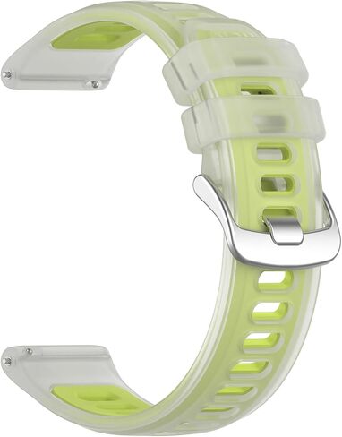 MIIMALL TPU Band for Garmin Forerunner 970/570/55/165 ، إصدار سريع ، حزام بديل قابل للتعديل من الهلام 20 مم/22 ملم للنساء في Vivoactive 6/5/4/3 in Saudi Arabia