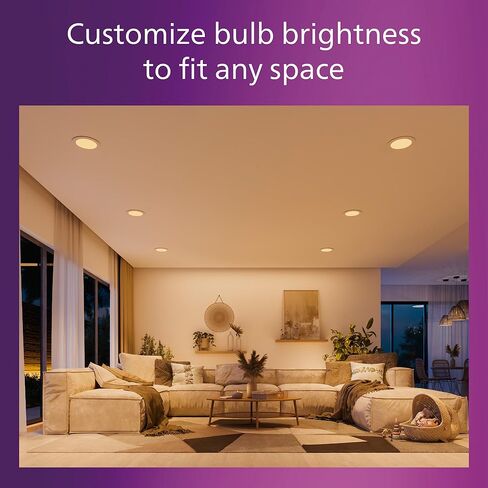 LED Philips 60W Slim 6 بوصة Canless Downlight 12 عبوة قابلة للاختيار الأبيض القابل للاختيار 1000 Lumen (12.5W = 60W) DIMMABLE لا يوجد سكن مطلوب in Kuwait