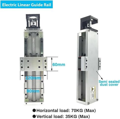 120 ملم عريض شبه مغلق غبار المقامرة المسمار الكرة المسمار مرحلة المرحلة مرحلة مرحلة مرحلة مرحلة مرفقة العجلة xy- z روبوت المحور (headwheel+cover) in Kuwait