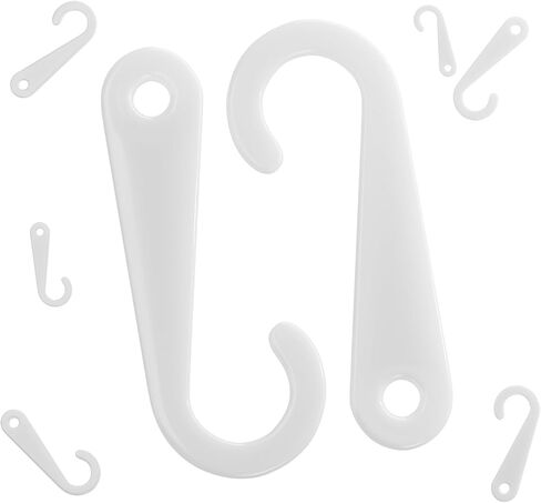 1000 قطعة من البلاستيك j-hooks للجوارب شماعات عرض بيع بالتجزئة ، 1 3/4 بوصة على شكل j بلاستيكي ، واضح in Saudi Arabia
