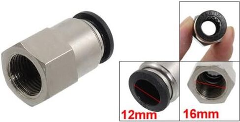 3/8 "PT Female Thread 12mm دفع في التركيب الهوائي المفصل السريع in Saudi Arabia