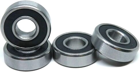 5Pcs R4 2RS 6.35x15.875x4.98 Inch Deep Groove Ball Bearing R4RS 6.35 * 15.875 * 4.98 Miniature Ball Bearings R6-2RS in Saudi Arabia