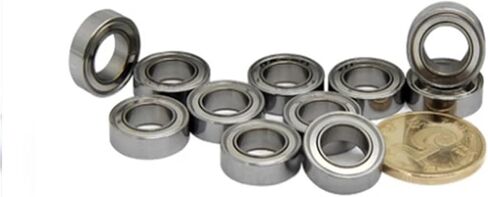 10pcs mini miniature تحمل MR52 MR62 MR63 MR74 MR83 MR84 85 MR93 MR95 MR104 MR105 MR115 MR126 MR128 MR148 ZZ (MR106 6X10X3) in Saudi Arabia