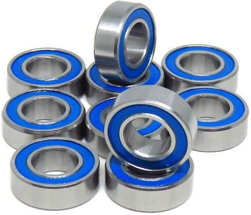 10pcs 7x13x4mm MR137 2RS ABEC3 Miniature Deep Groove Ball تحمل MR137RS L1370DDU 7 * 13 * 4 (MR85-2RS 5x8x2.5mm) in Saudi Arabia