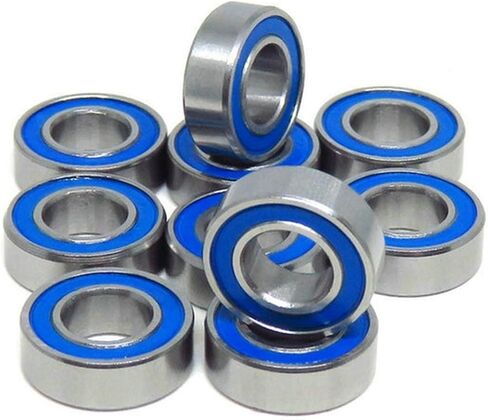 10Pcs 5x11x4mm MR115RS ABEC3 Miniature MR115-2RS Ball Bearings Blue Sealed MR115 2RS L1150D Bearing(MR117-2RS 7x11x3mm) in Saudi Arabia