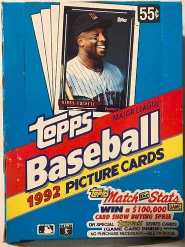 1992 Topps Baseball Wax Box (36 Packs) Manny Ramirez RC in Saudi Arabia