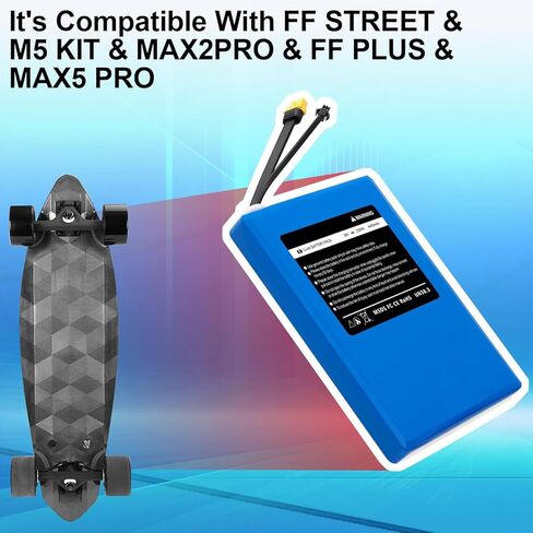 36V 6.4ah استبدال بطارية التزلج الكهربائي لـ MaxFind FF Street & M5 Kit & Max2 Pro & FF Plus & Max5 Pro Electric Skateboard Packtable Backer in Kuwait
