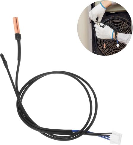 Homoyoyo Essential Ac Temperature Sensor Thermistor Probe for Air Conditioning Repair Accurate for Indoor Monitoring Replacement Part for Thermostat in Saudi Arabia