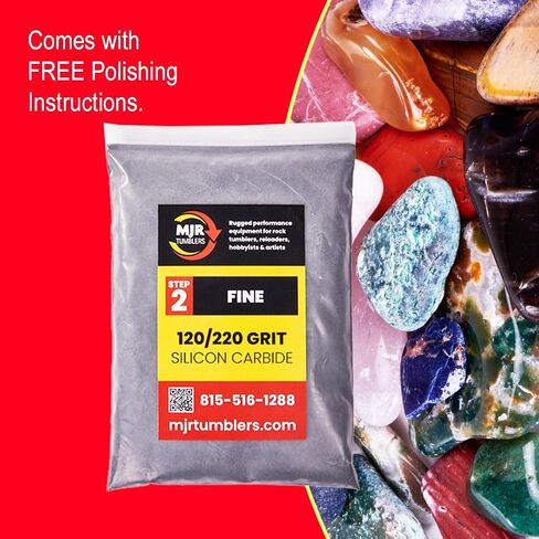 3 رطل من MJR Tumblers Premium 60/90 Carbide Carbide Rock Plishing Grit للخطوة/المرحلة 1 ، MJR Tumblers هي شركة مملوكة للمعاقين ومحاربين مخضرمين تقع بفخر في الولايات المتحدة الأمريكية in Kuwait