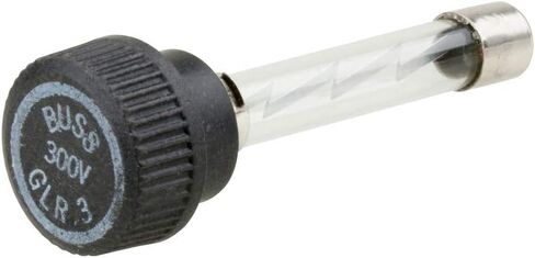 Bussmann GLR-3 3 Amp Integral Fuse and Holder Knob 300V UL Listed, 1 Pack in Saudi Arabia