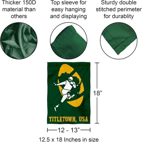 Packers Titletown USA Double Sided Garden Flag in Kuwait