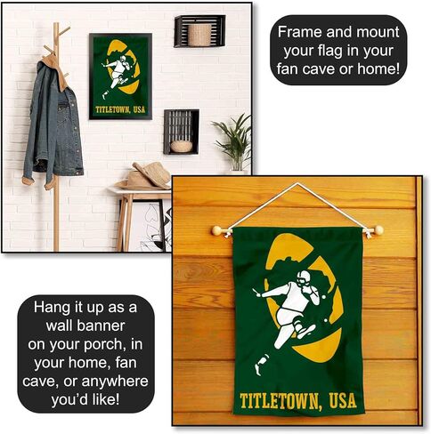 Packers Titletown USA Double Sided Garden Flag in Kuwait
