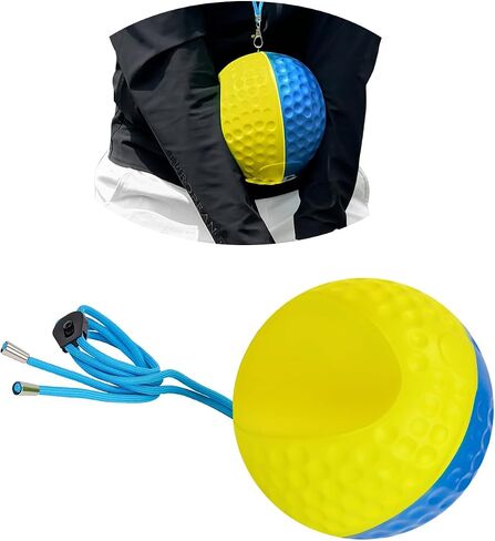 Golf Training Aid Ball for Impact Precision & Consistent Swings - Master Body Connection to Fix Slicing, Scooping & Chicken Wing | Simple and Effective Golf Training Tool in Kuwait
