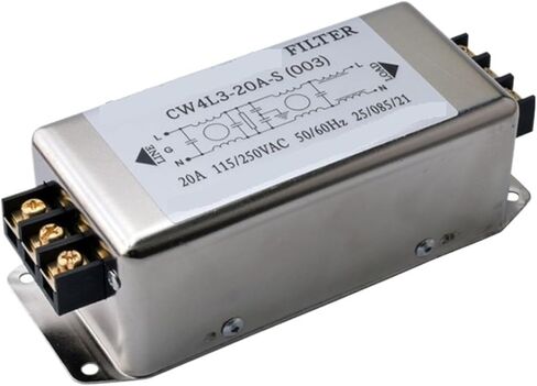 Power Filter Single-Phase AC 220V Three-Stage Filter CW4L3-R Audio Low-Pass Anti-Interference Purification(CW4L3-10A-S(003)) in Saudi Arabia
