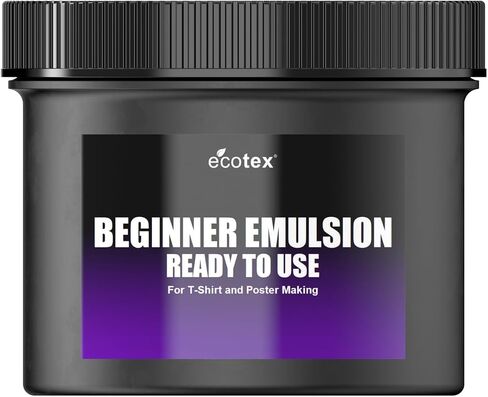مستحلب طباعة الشاشة للمبتدئين من Ecotex® (8 أونصة) - مستحلب صور جاهز للاستخدام للشاشات الحريرية والنسيج - لحبر البلاستيسول والحبر المائي، ومستلزمات طباعة الشاشة in Kuwait