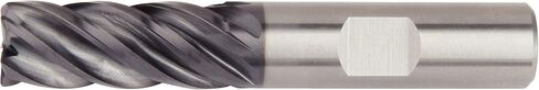 WIDIA Hanita 5V0C13015ST VariMill II 5V0C HP Finishing End Mill, 0.5" Cutting Diameter, Carbide, AlTiN Coating, RH Cut, 0.5" Shank Diameter, 5-Flute in Saudi Arabia