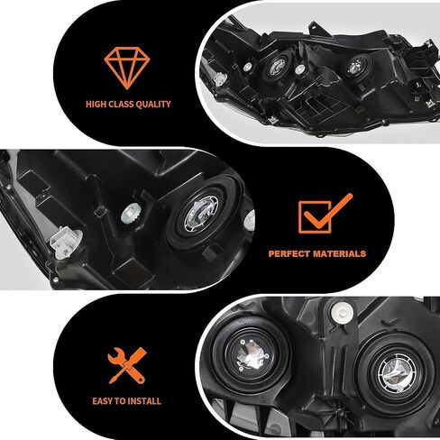 Driver Side Halogen Headlight w/DRL Compatible with 2016-2020 Pilot 2017-2020 Ridgeline Headlamp 33150TG7A12 HO2502167 (Left) in Saudi Arabia