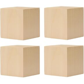مجموعة مكعبات نحت من خشب الزيزفون غير مكتمل، 6 × 3 × 3 انش، مجموعة مكعبات نحت الخشب الناعم غير المكتملة للاطفال والكبار والمبتدئين in Saudi Arabia