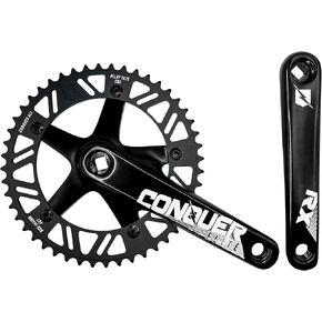 Conquer Elite Fixed Gear Crankset, Fixie Bike Crankset, One Speed Bicycle Crank, Single Speed Crank (RX Crank) in Saudi Arabia